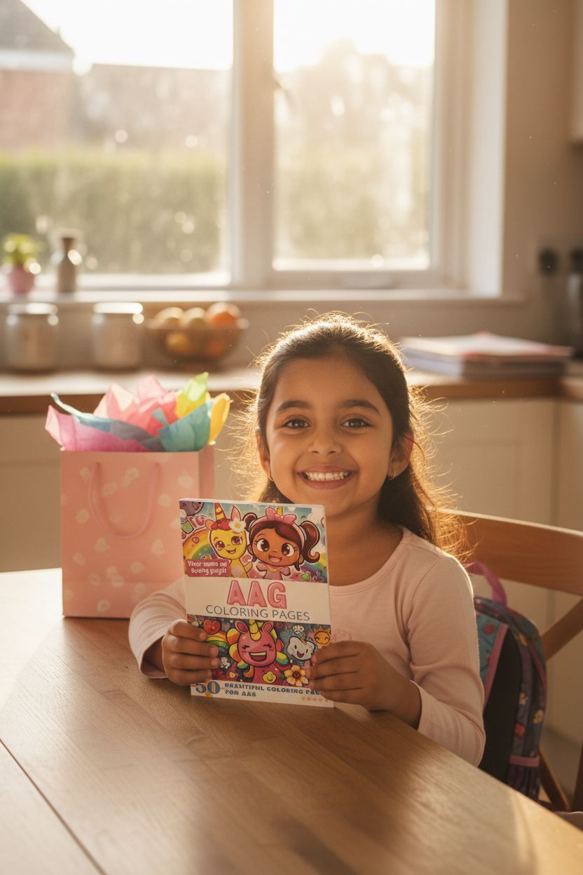 Aag coloring book in use