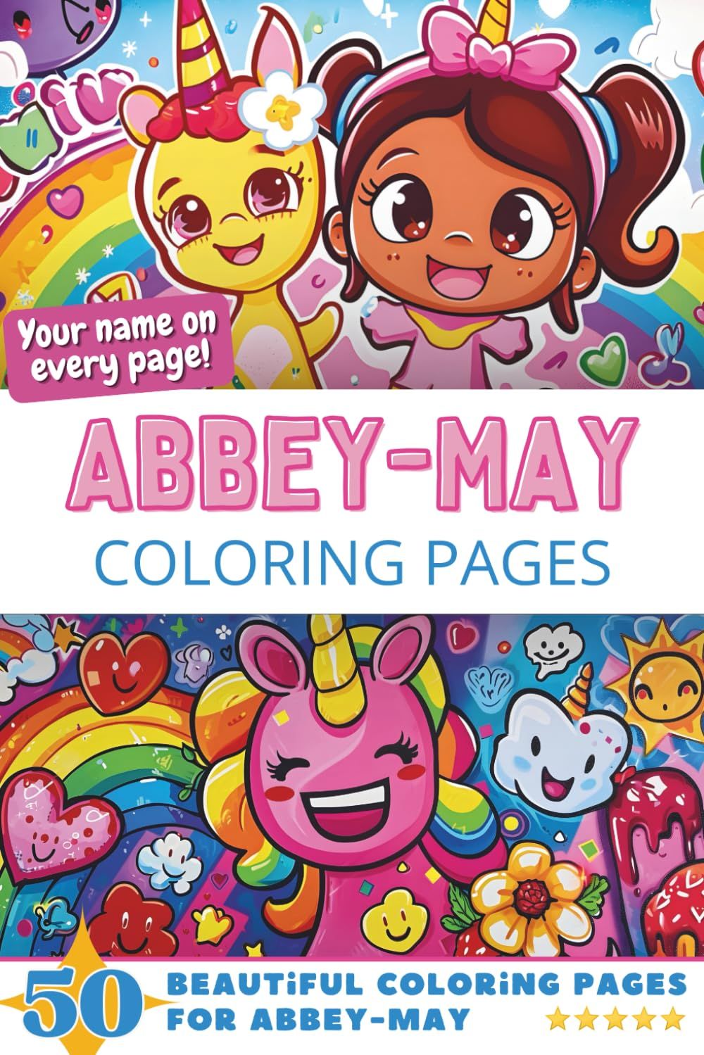 Abbey-May Coloring Pages Cover