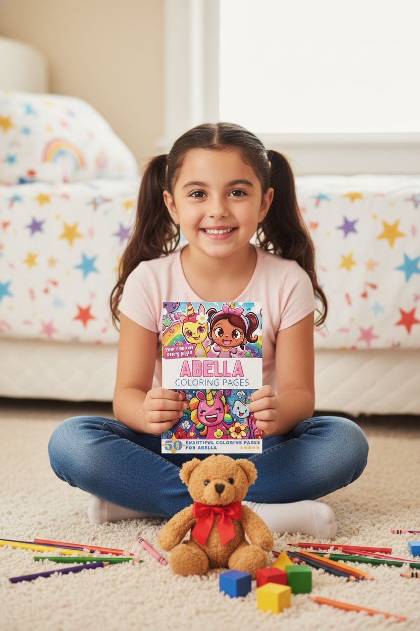 Abella personal coloring pages