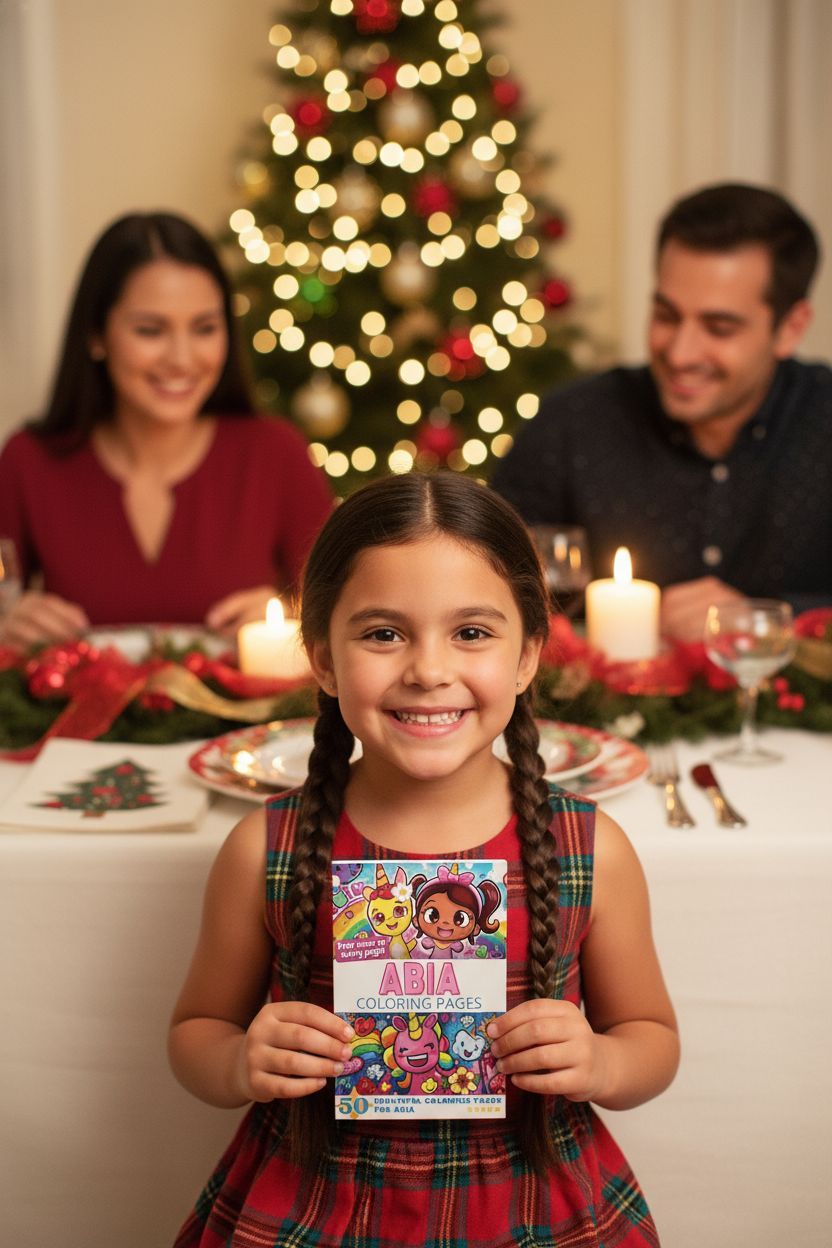 Abia Christmas coloring pages gift