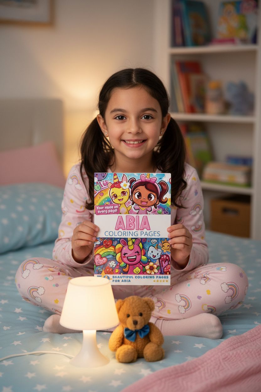 Abia personal coloring pages