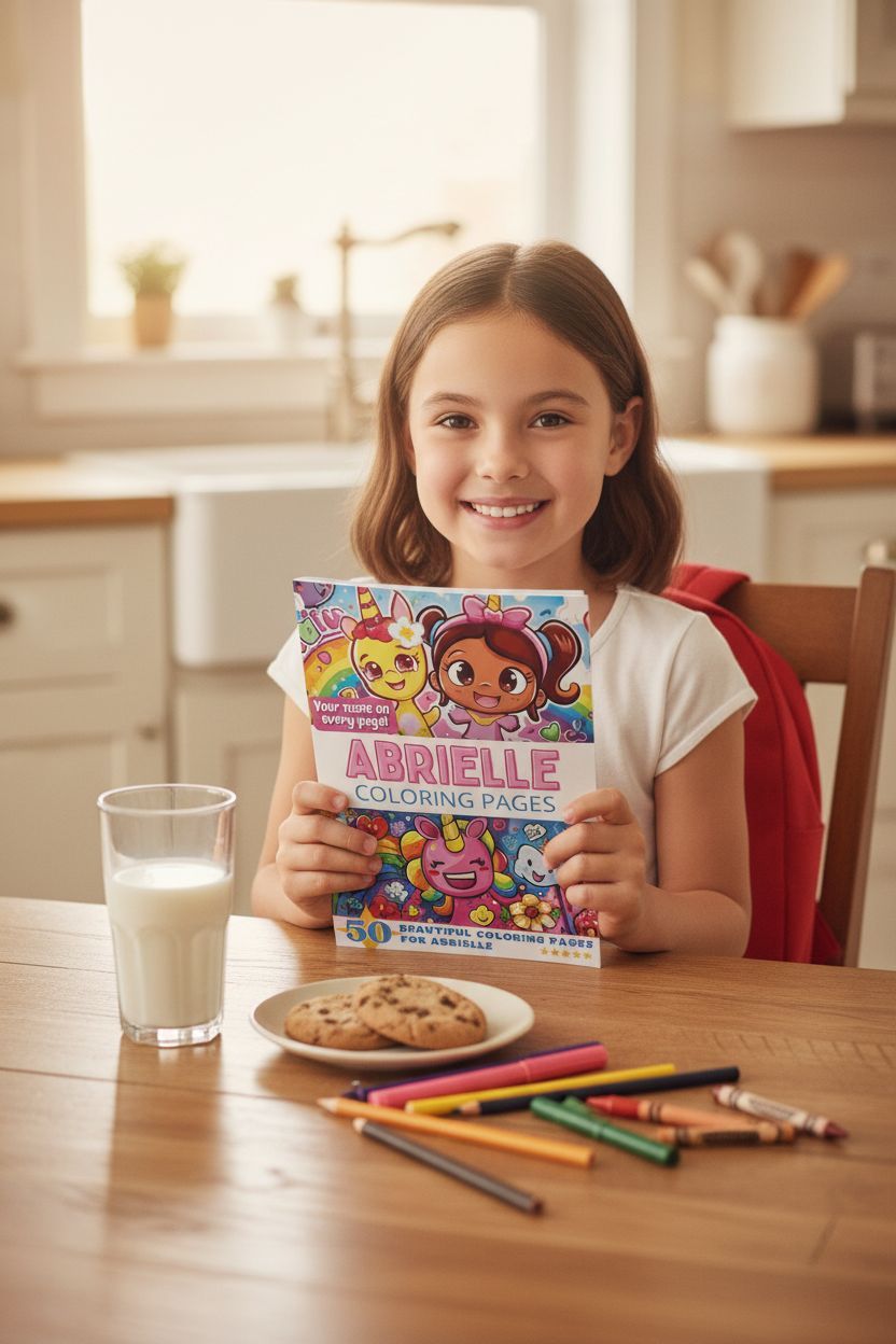 Abrielle personal coloring pages