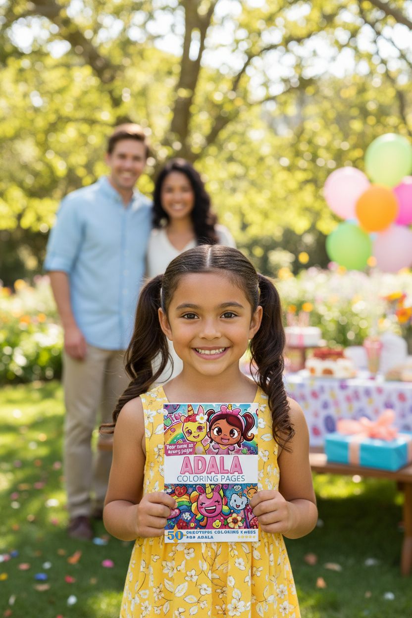 Adala coloring book in use
