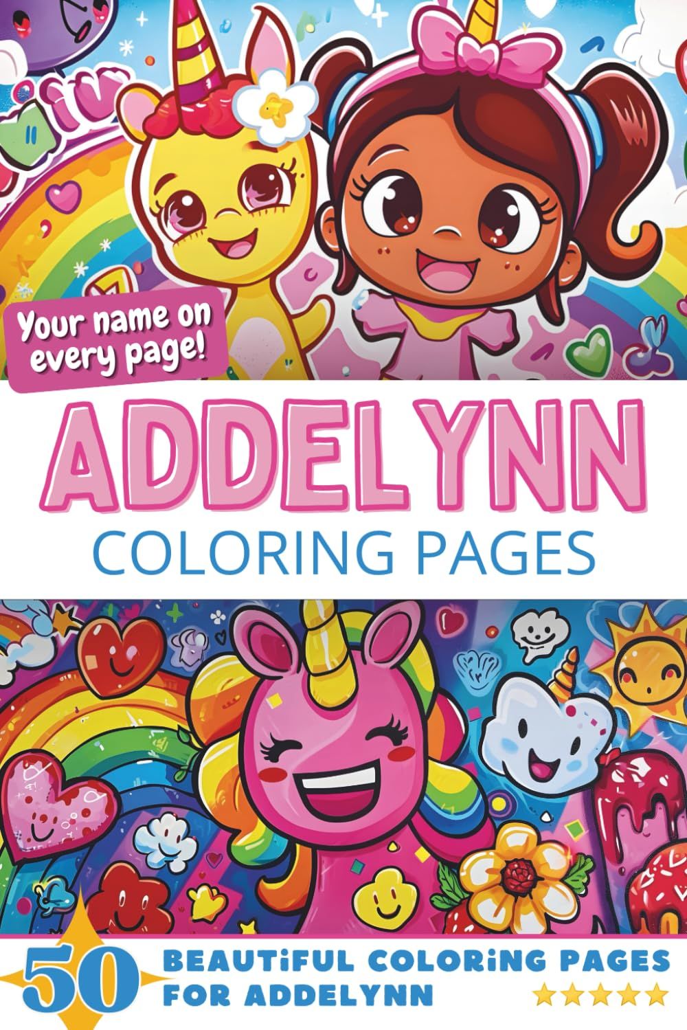 Addelynn Coloring Book Cover