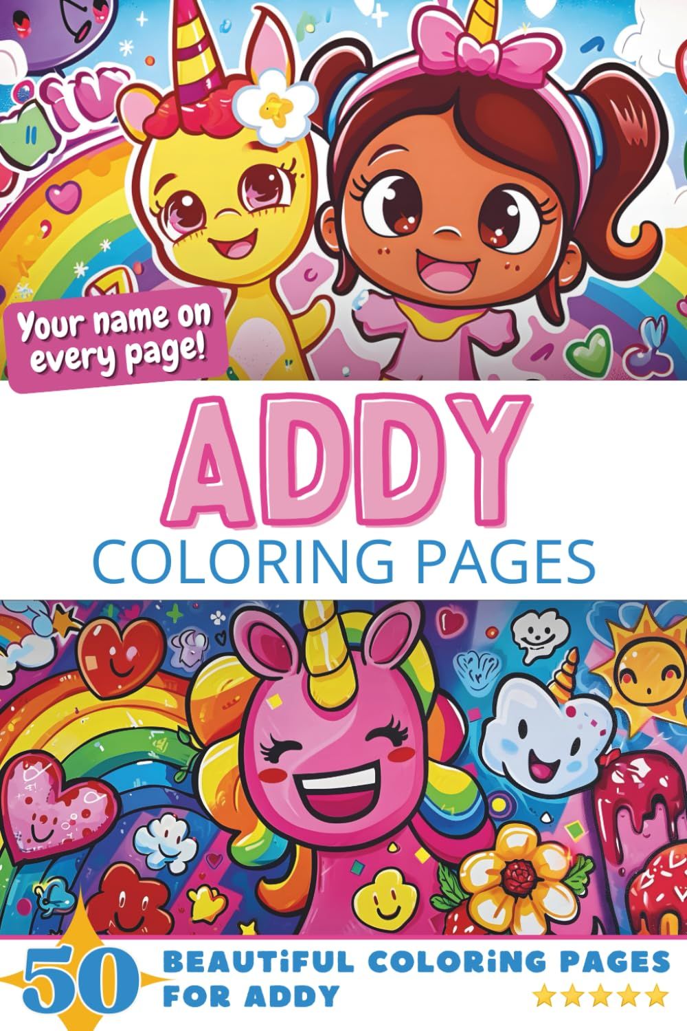 Addy Coloring Pages Cover