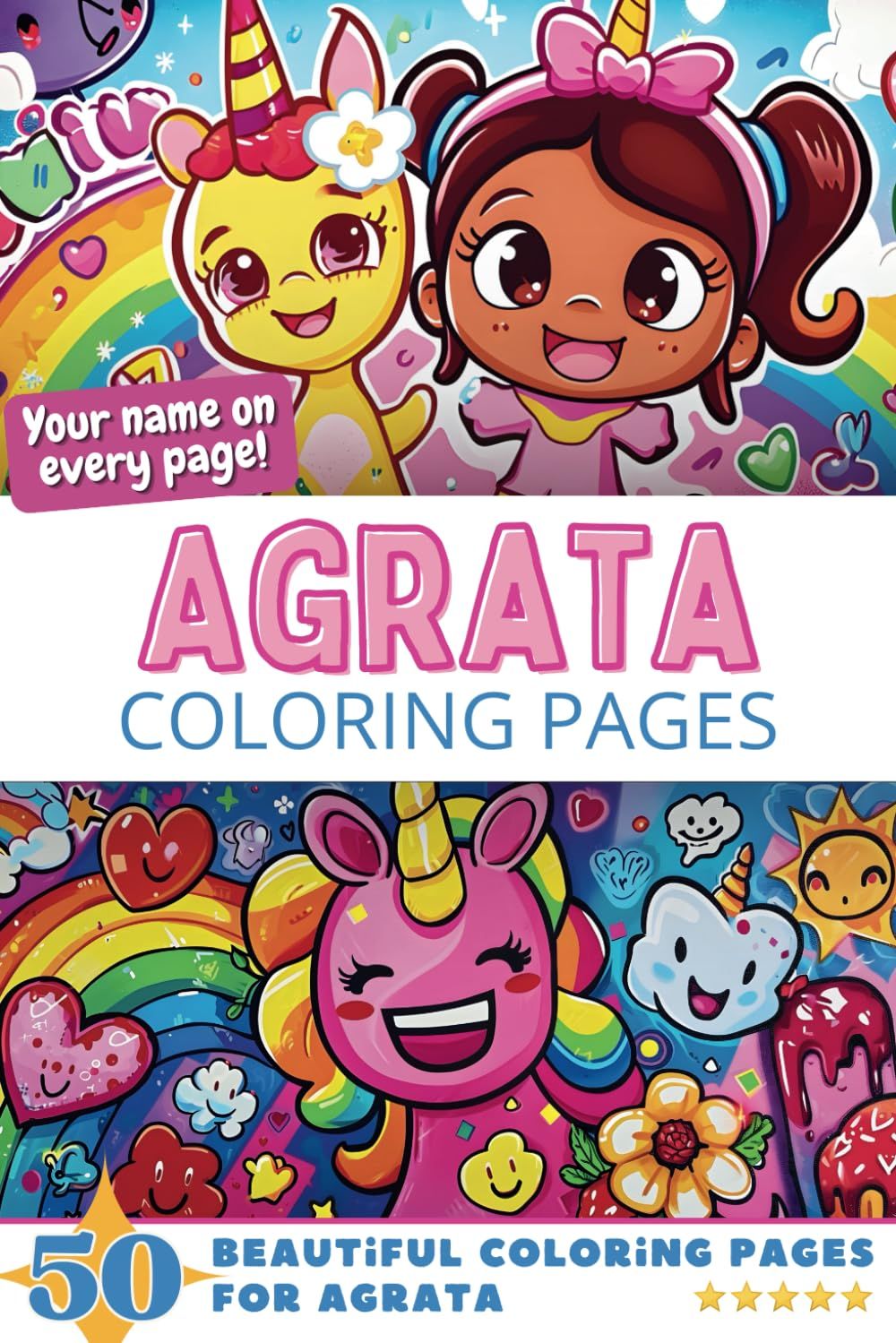 Agrata Coloring Book Cover