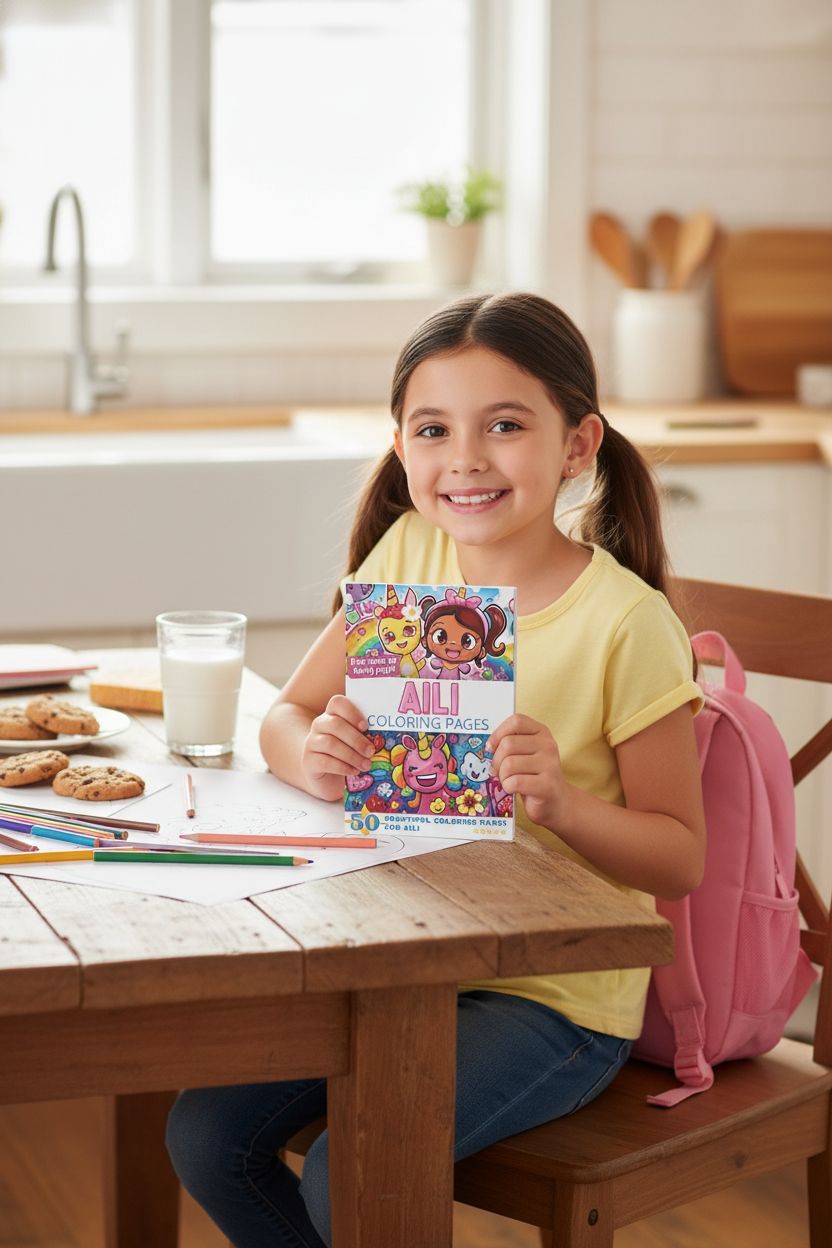 Aili personal coloring pages