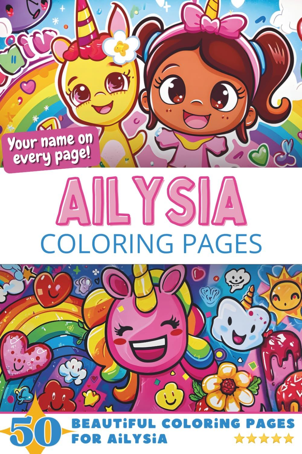 Ailysia Coloring Pages Cover