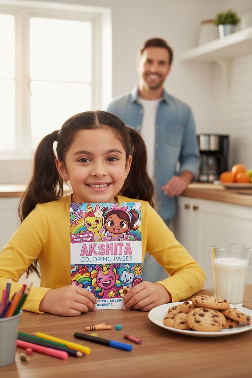 Akshita personal coloring pages