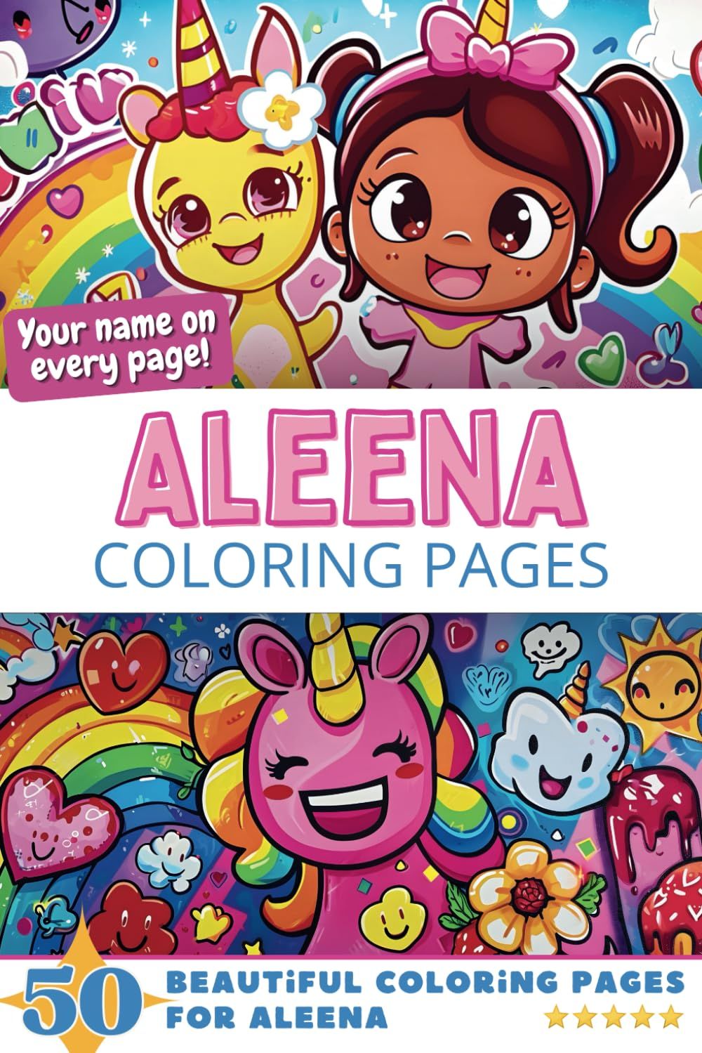 Aleena Coloring Book Cover