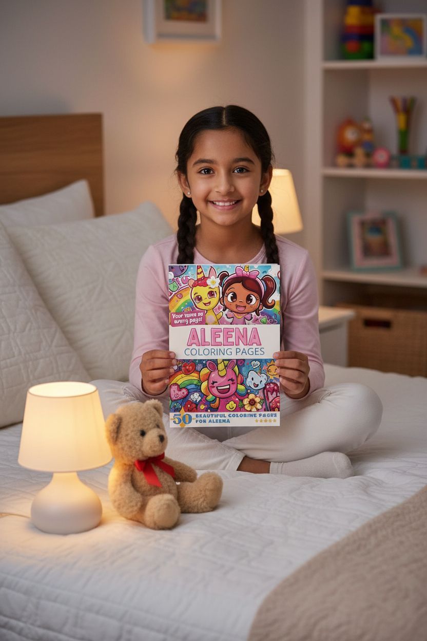 Aleena personal coloring pages