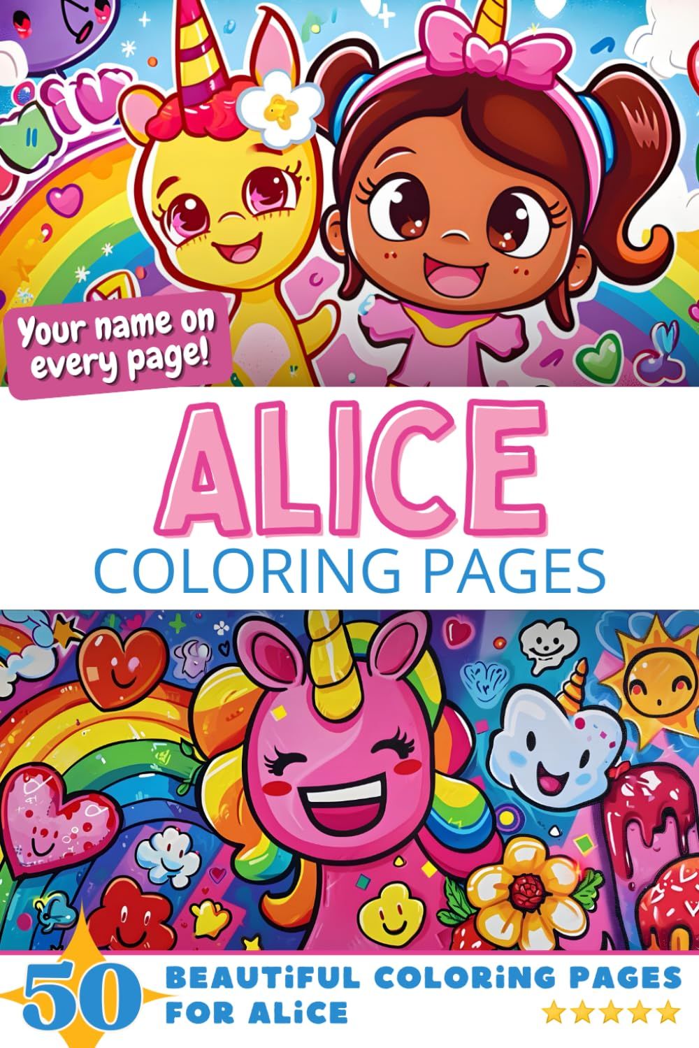 Alice Coloring Pages Cover