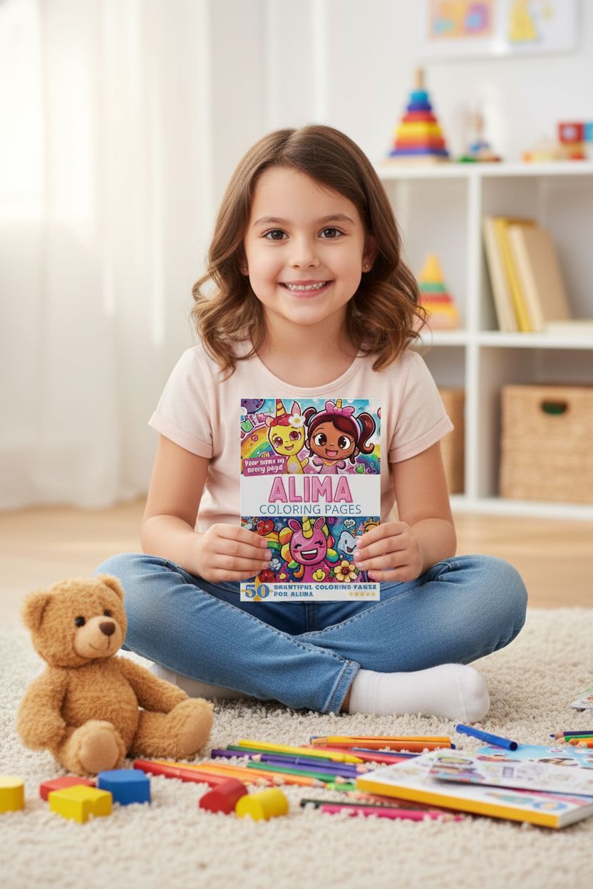 Alima personal coloring pages