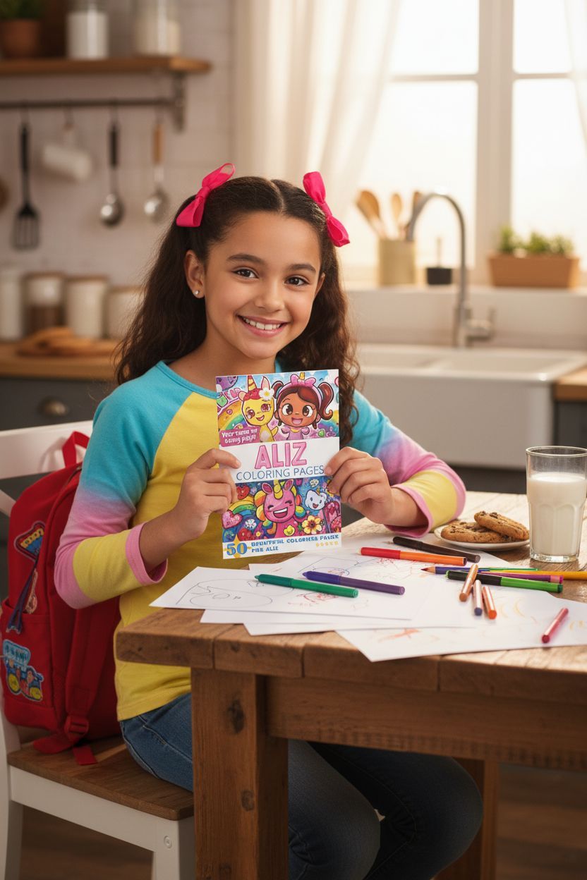 Aliz personal coloring pages