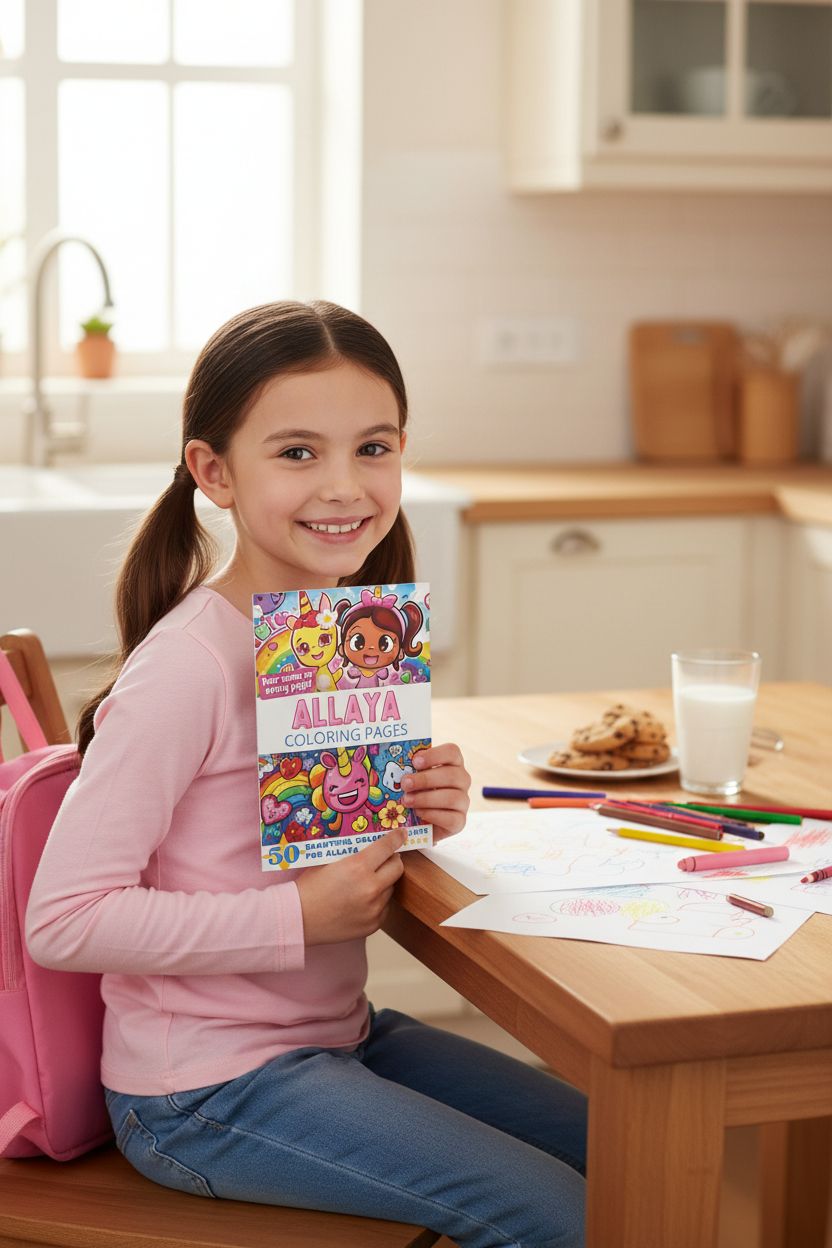 Allaya personal coloring pages