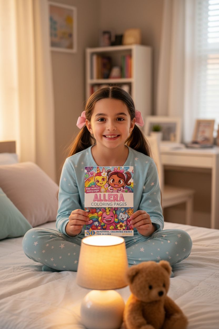 Allera personal coloring pages