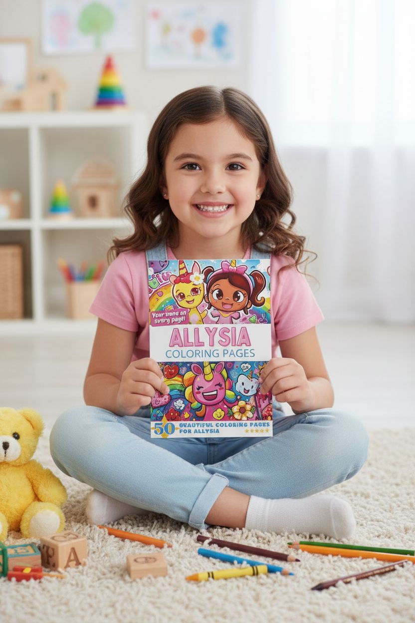 Allysia personal coloring pages