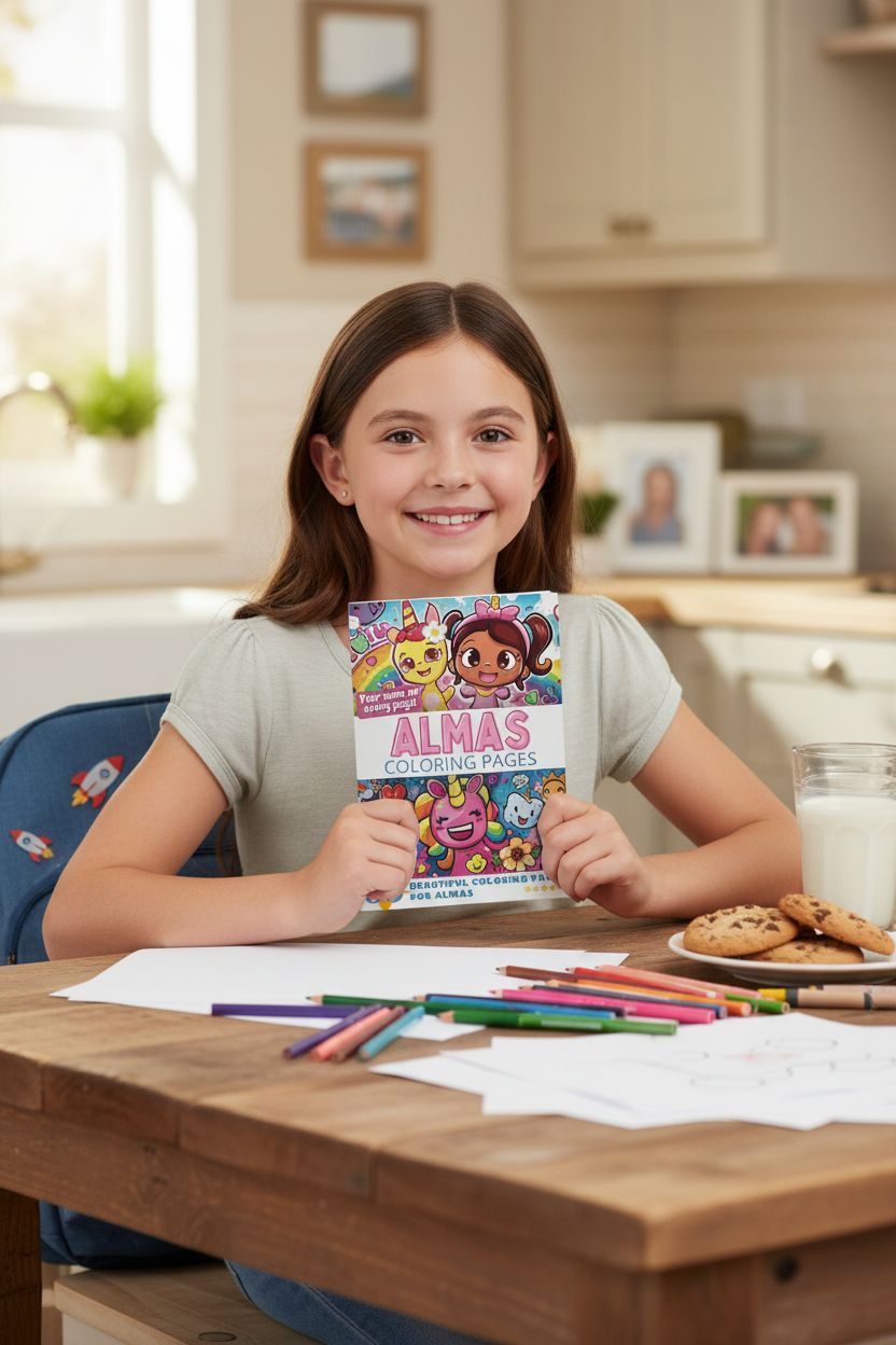 Alma personal coloring pages