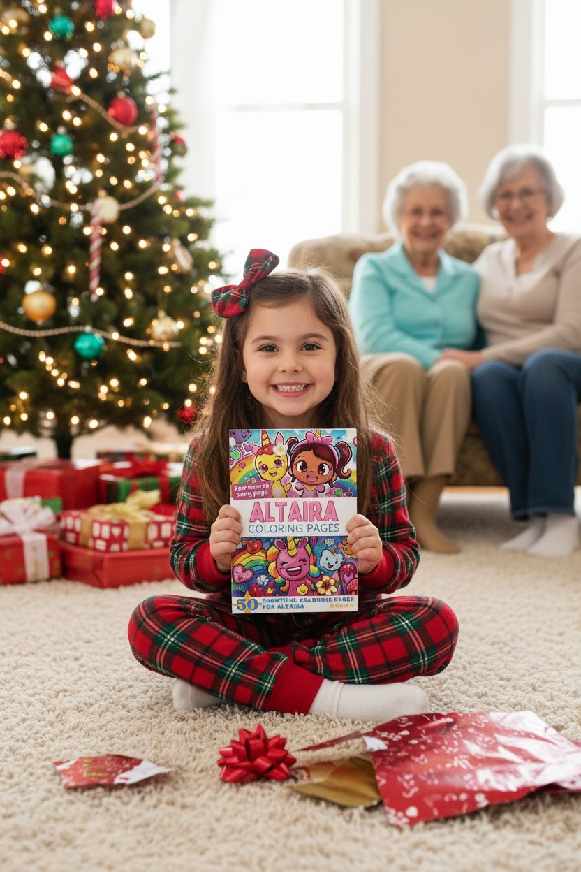 Altaira Christmas coloring pages gift