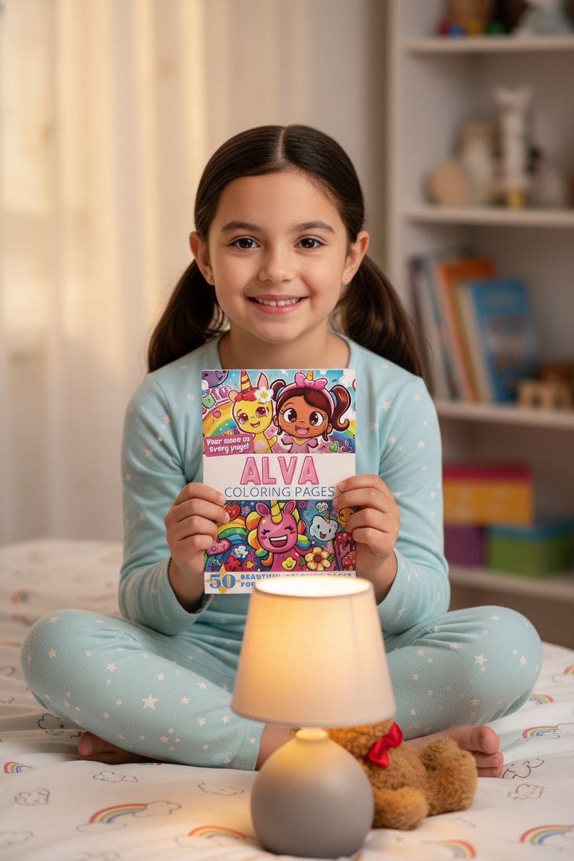 Alva personal coloring pages