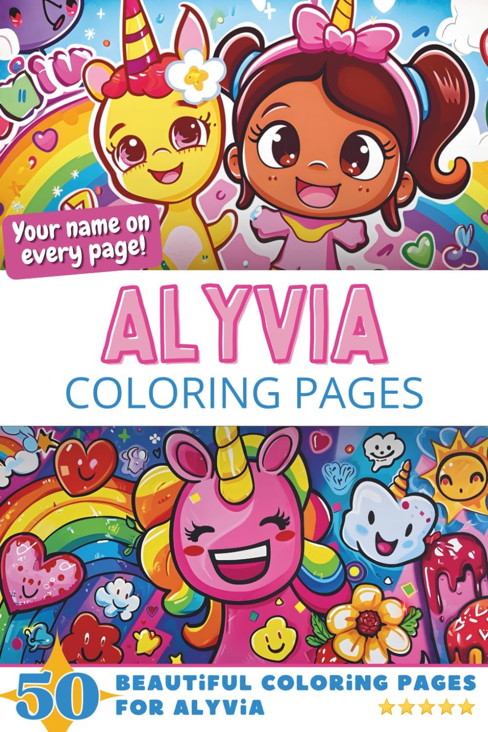 Alyvia Coloring Book Cover