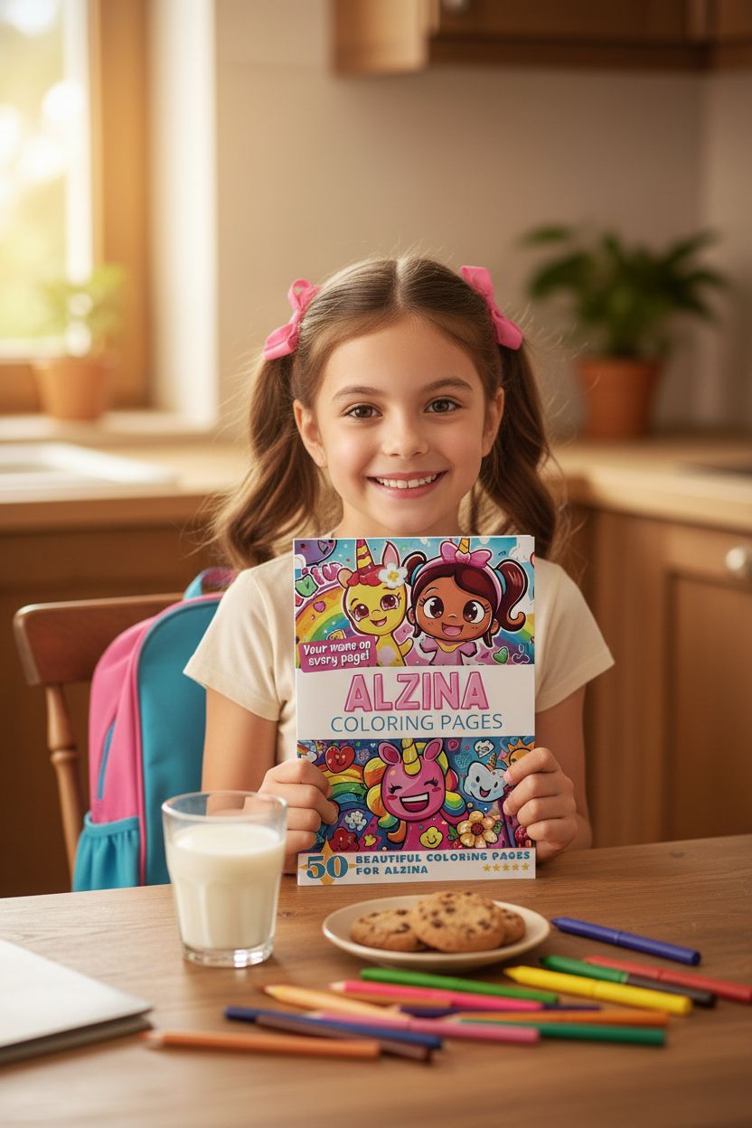 Alzina personal coloring pages