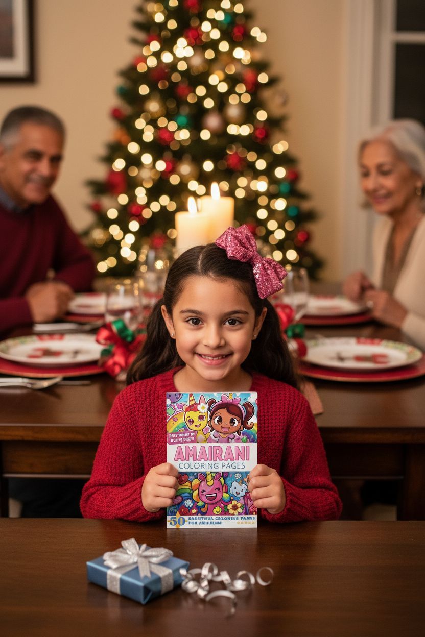 Amairani Christmas coloring pages gift