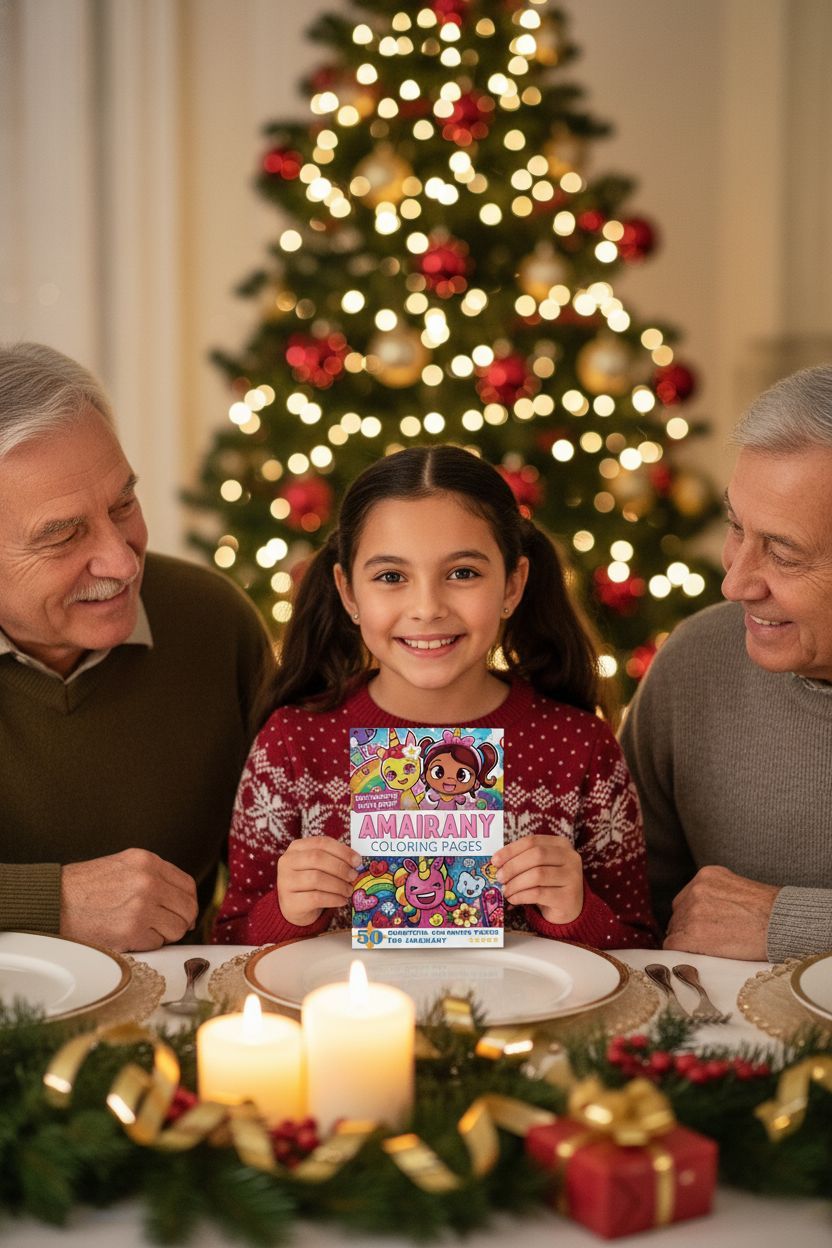 Amairany Christmas coloring pages gift
