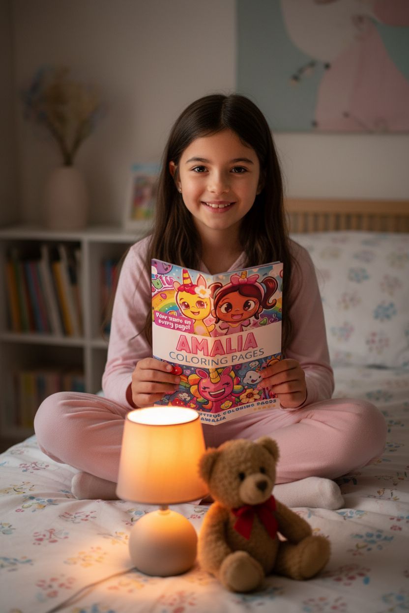 Amalia personal coloring pages
