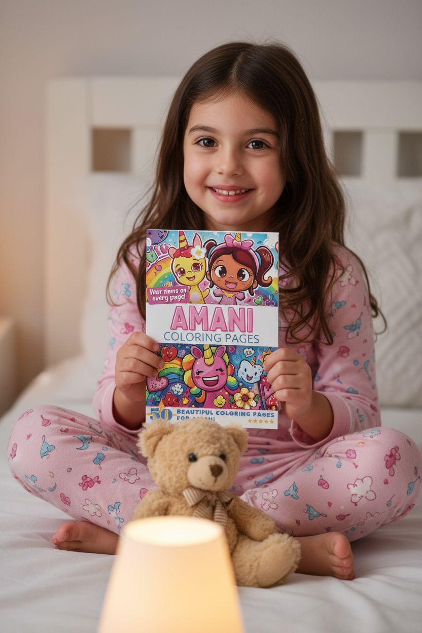 Amani personal coloring pages