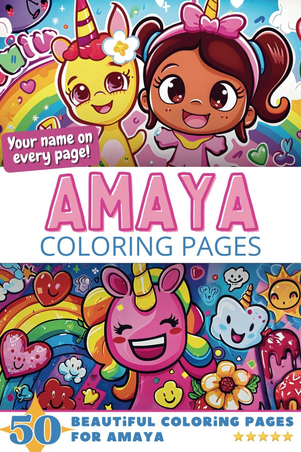 Amaya Coloring Pages Cover
