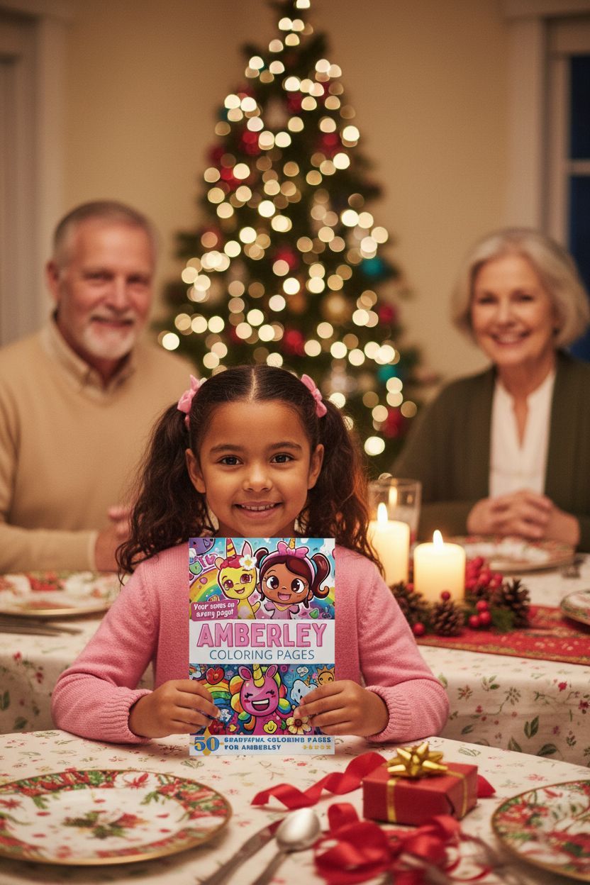 Amberley Christmas coloring pages gift