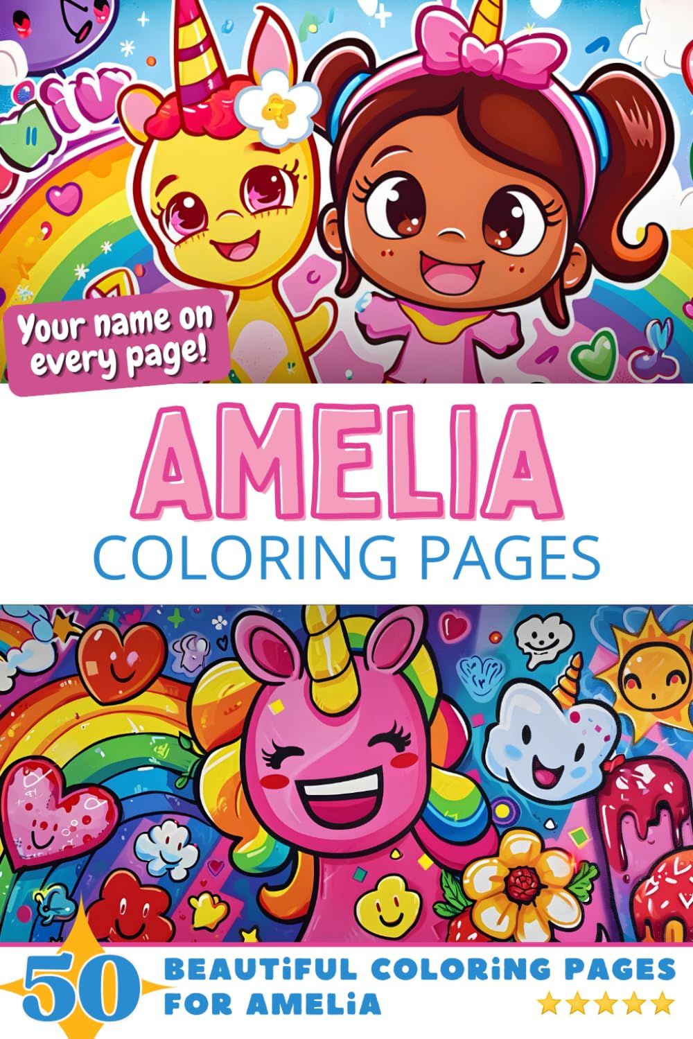 Amelia Coloring Pages Cover