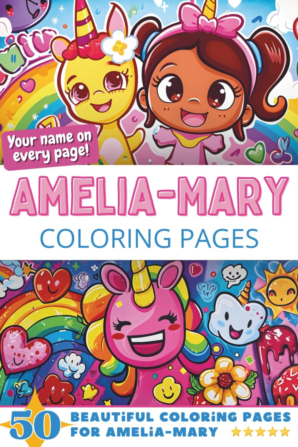 Amelia-Mary Coloring Pages Cover