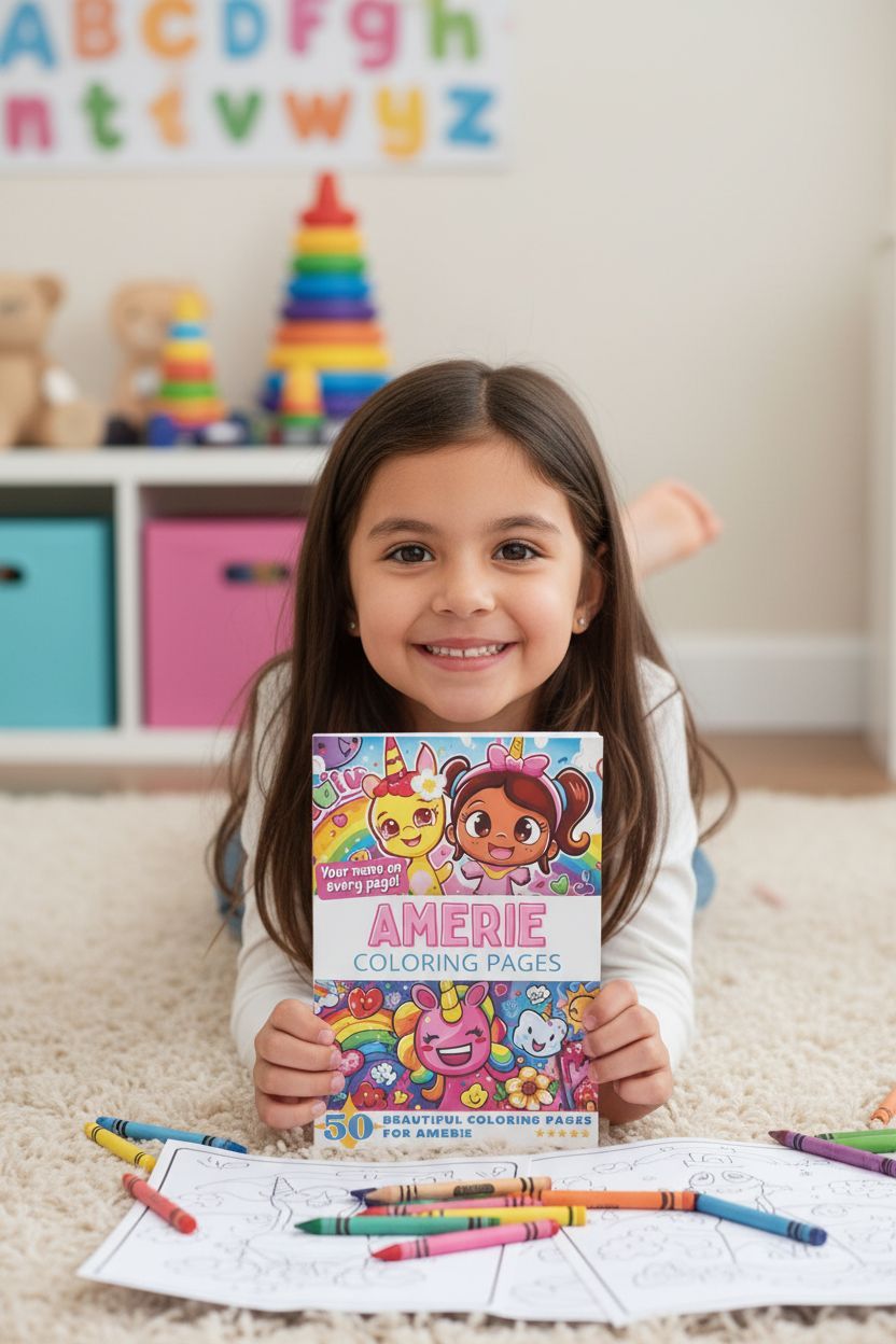 Amerie personal coloring pages