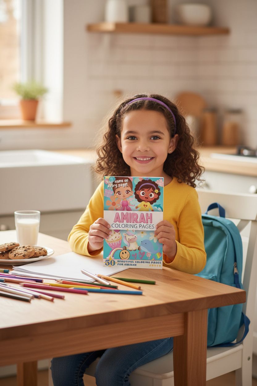 Amirah personal coloring pages