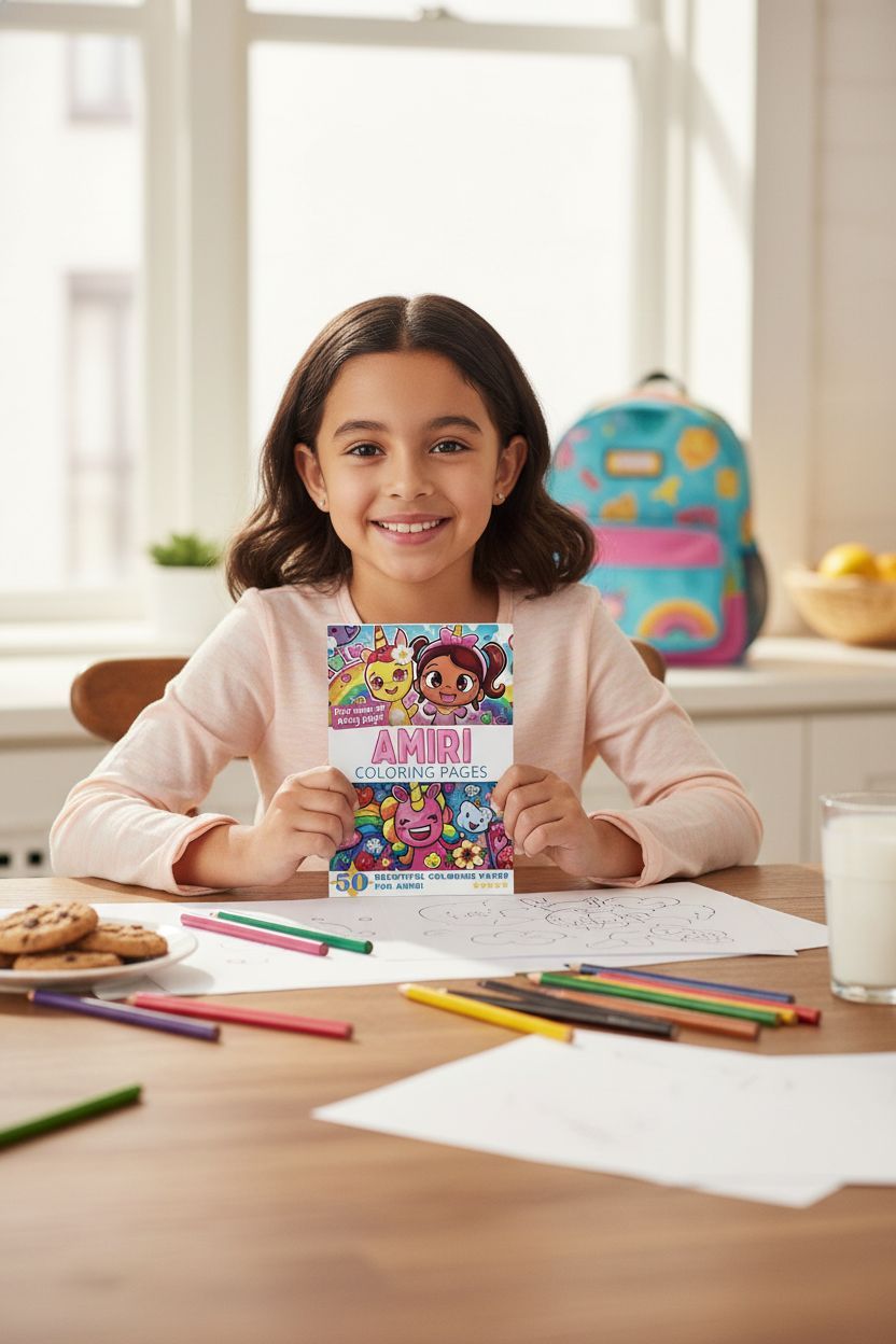 Amiri personal coloring pages