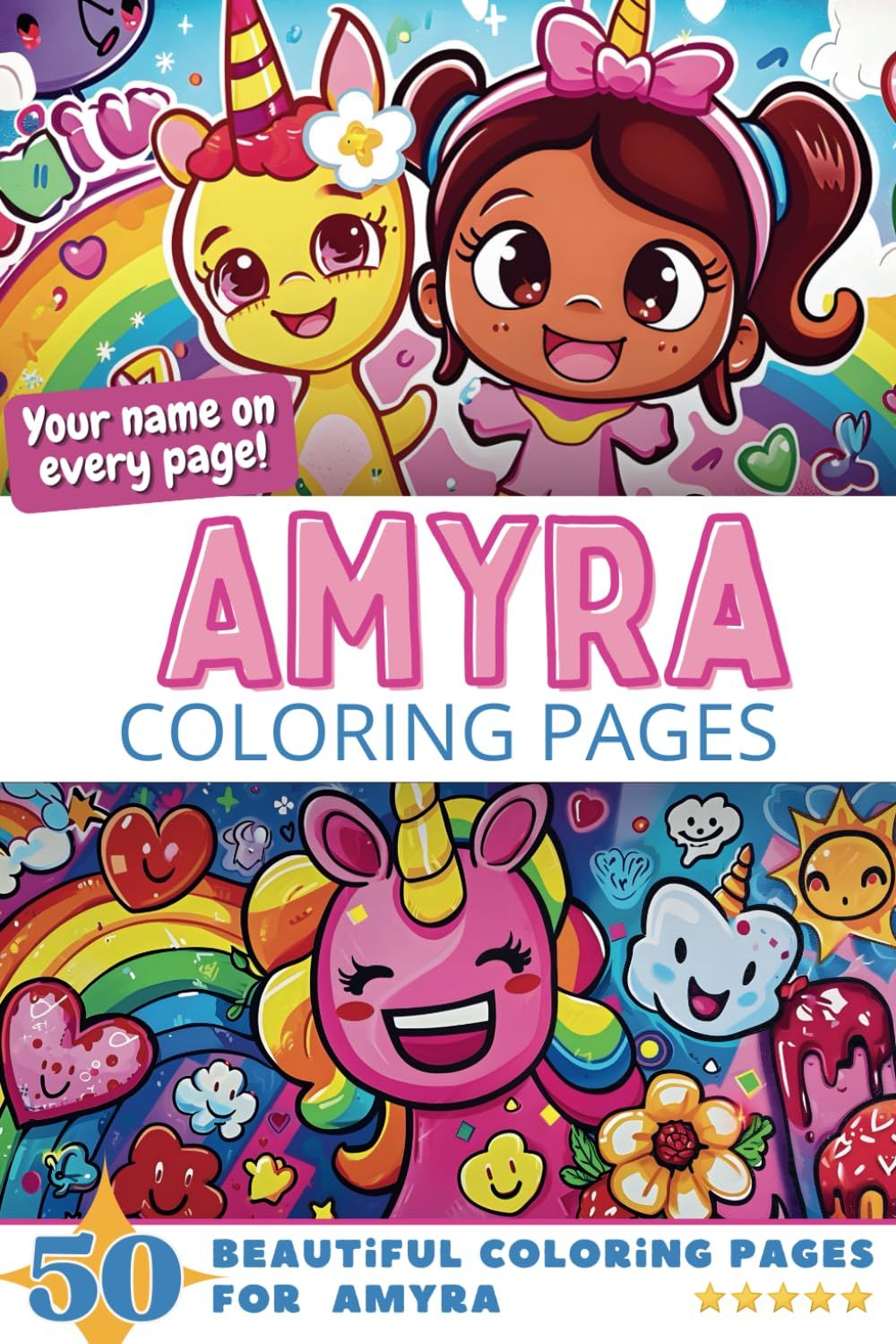 Amyra Coloring Pages Cover