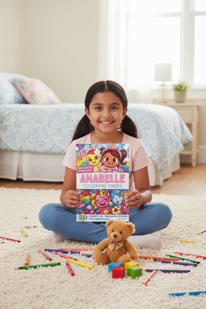 Anabelle personal coloring pages