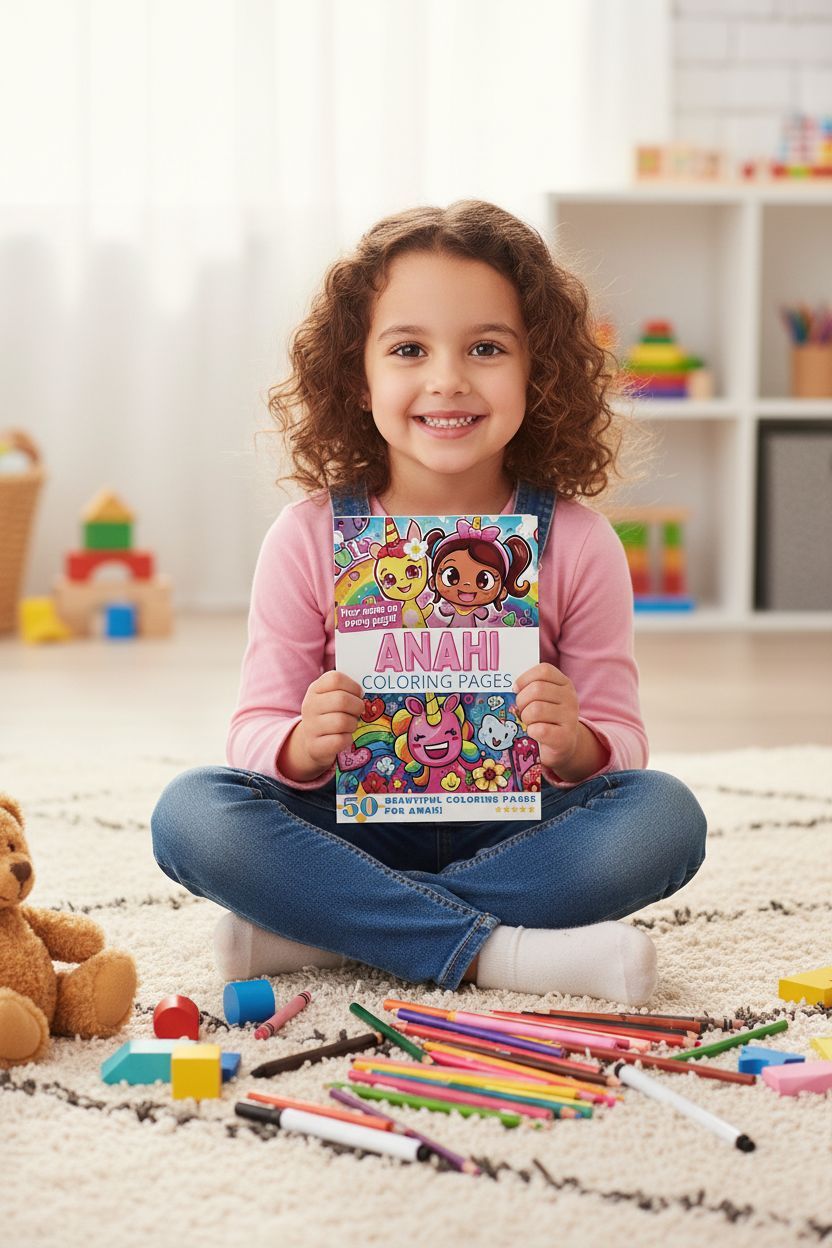 Anahi personal coloring pages