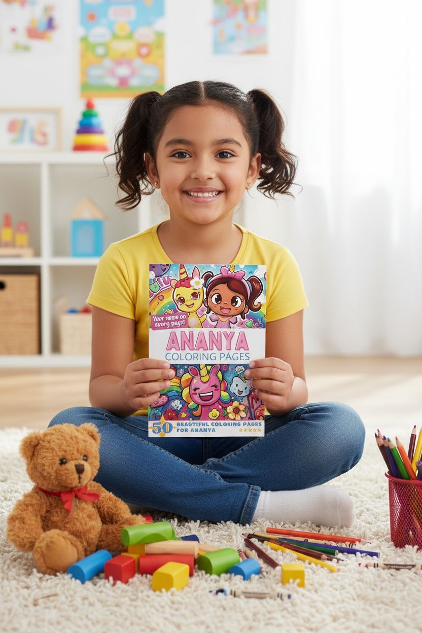 Ananya personal coloring pages