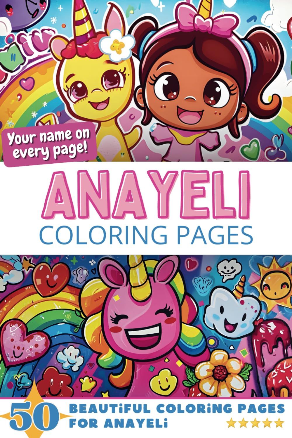 Anayeli Coloring Book Cover