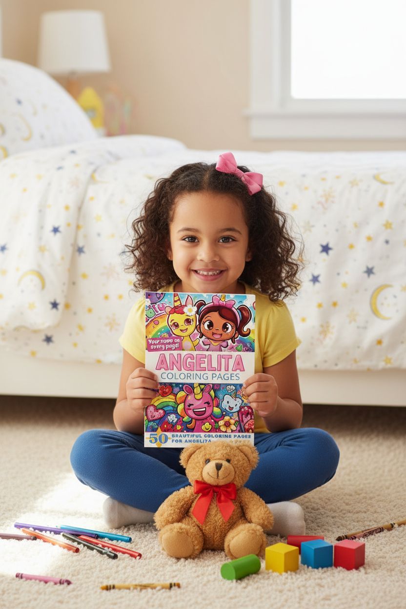 Angelita personal coloring pages