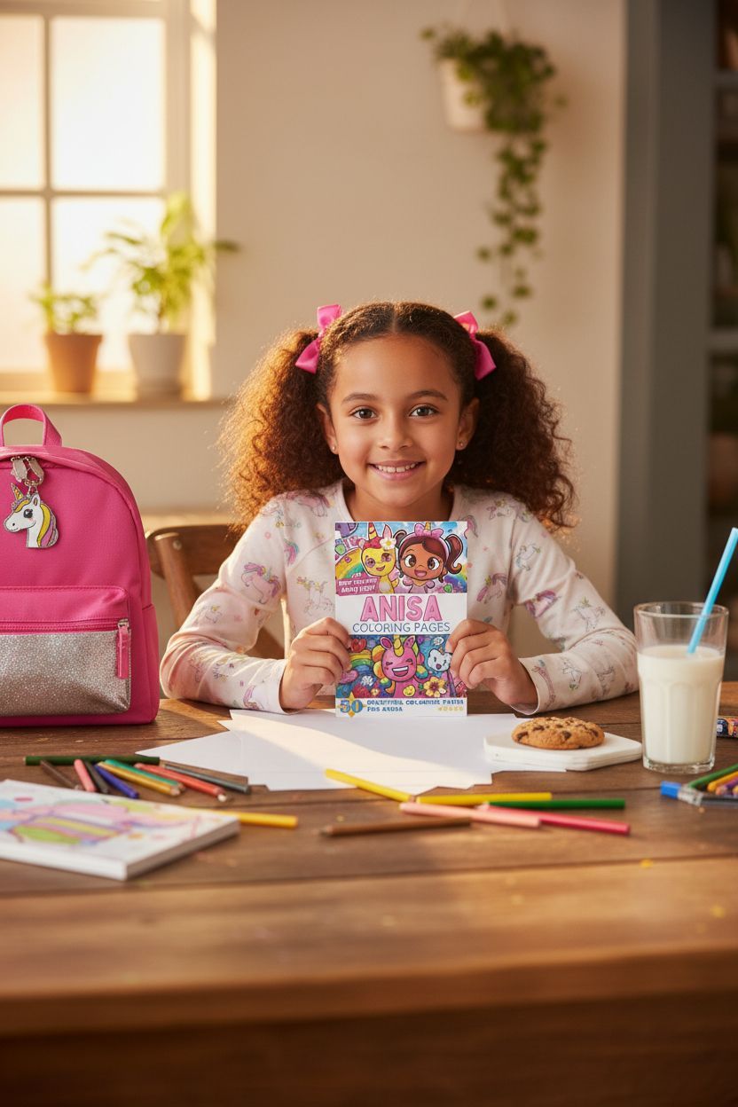 Anisa personal coloring pages