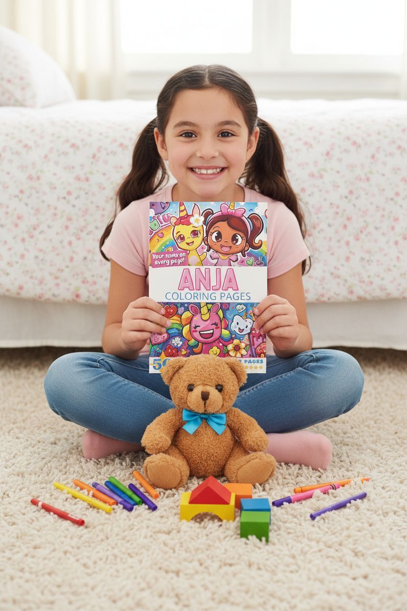 Anja personal coloring pages