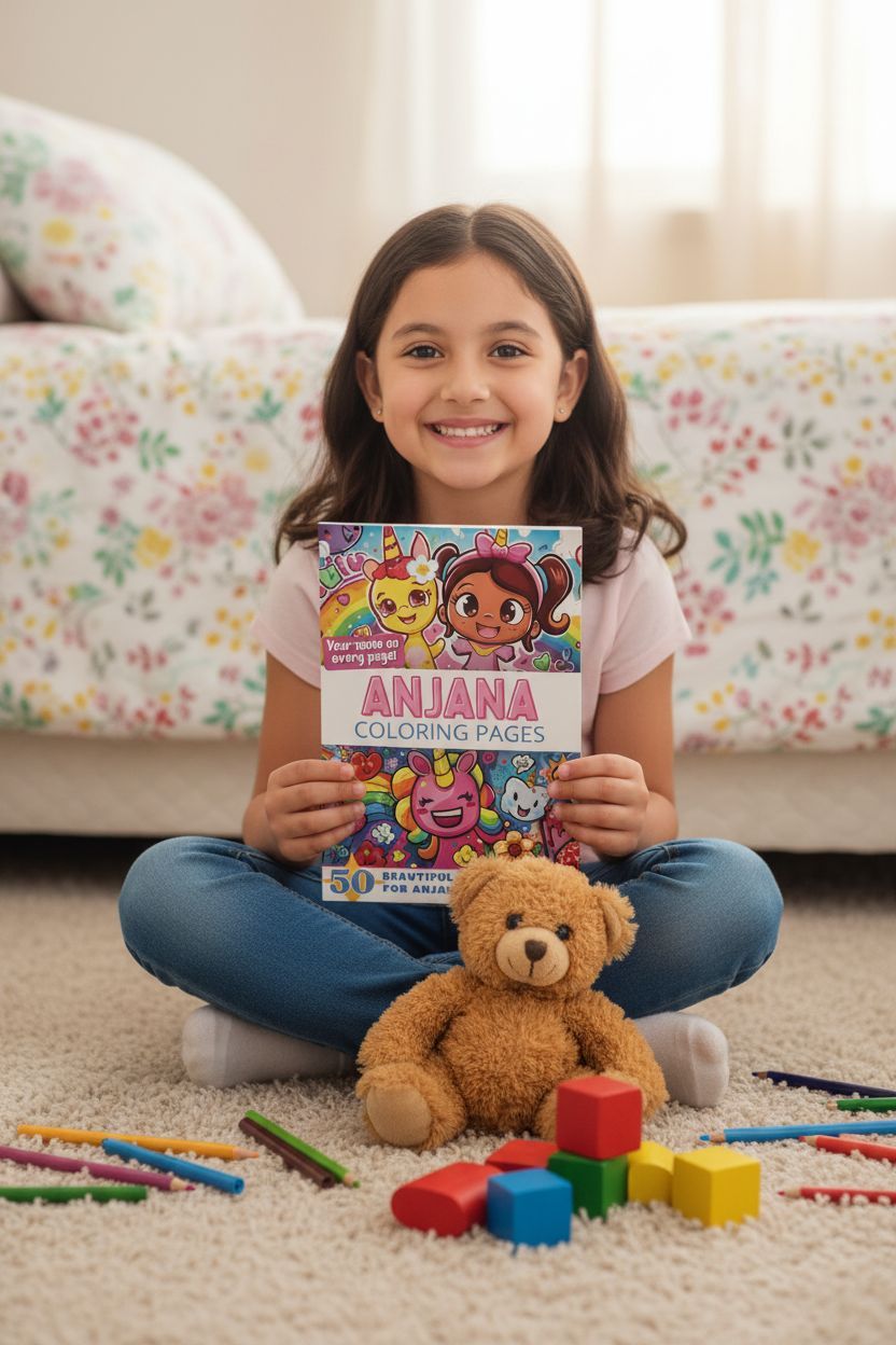 Anjana personal coloring pages