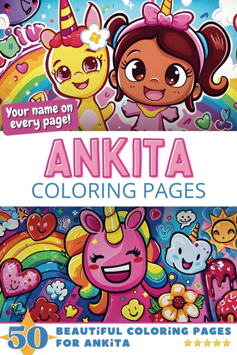 Ankita Coloring Book Cover