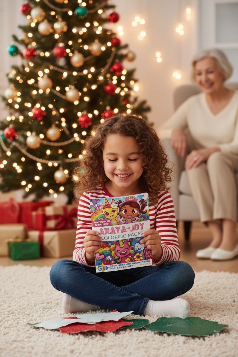Araya-Joy Christmas coloring pages gift