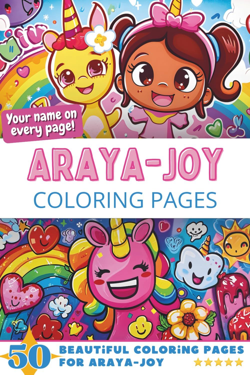 Araya-Joy Coloring Pages Cover