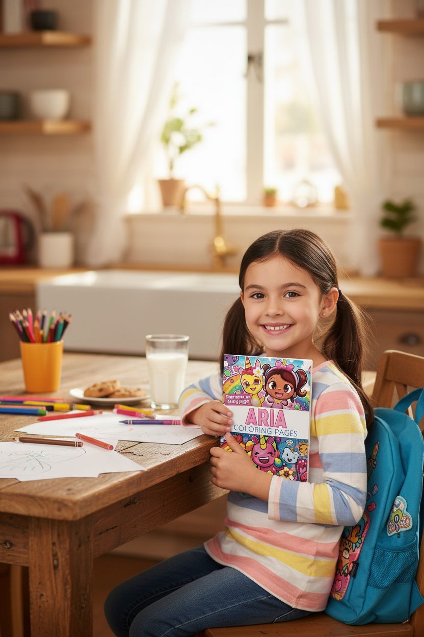 Aria personal coloring pages